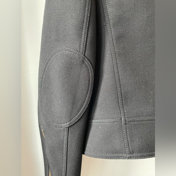 NWOT Alexander McQueen 2016 black blazer jacket, gold buttons, zip sleeves, 38 - Picture 9 of 15